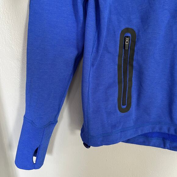 Sweaty Betty Funnel Neck Wool Blend Mid-layer Training Pullover Blue Women's XS - Picture 6 of 11